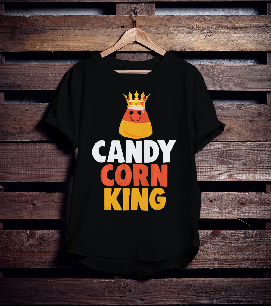 Candy Corn King Halloween Trick OR Treat T-Shirt