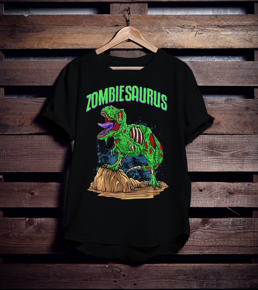 Zombiesaurus Dinosaur Awesome Zombie T-Shirt