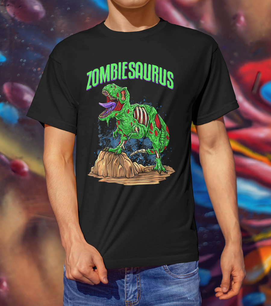 Zombiesaurus Dinosaur Awesome Zombie T-Shirt