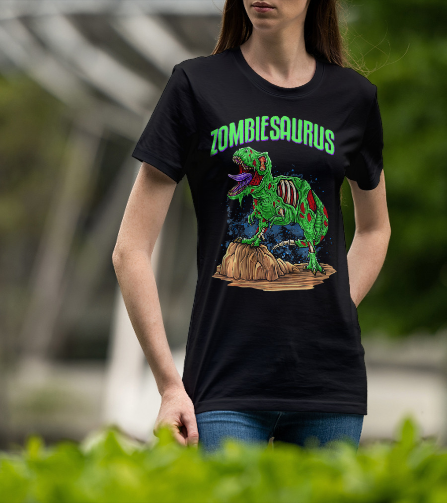 Zombiesaurus Dinosaur Awesome Zombie T-Shirt