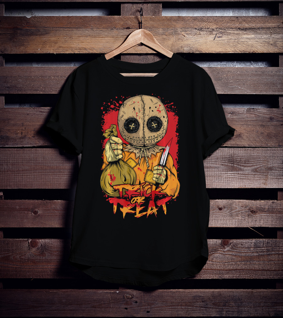 Trick Or Treat Halloween Horror Ghost Scary T-Shirt