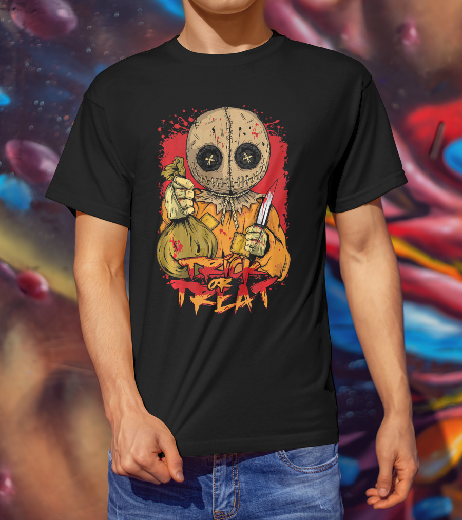 Trick Or Treat Halloween Horror Ghost Scary T-Shirt