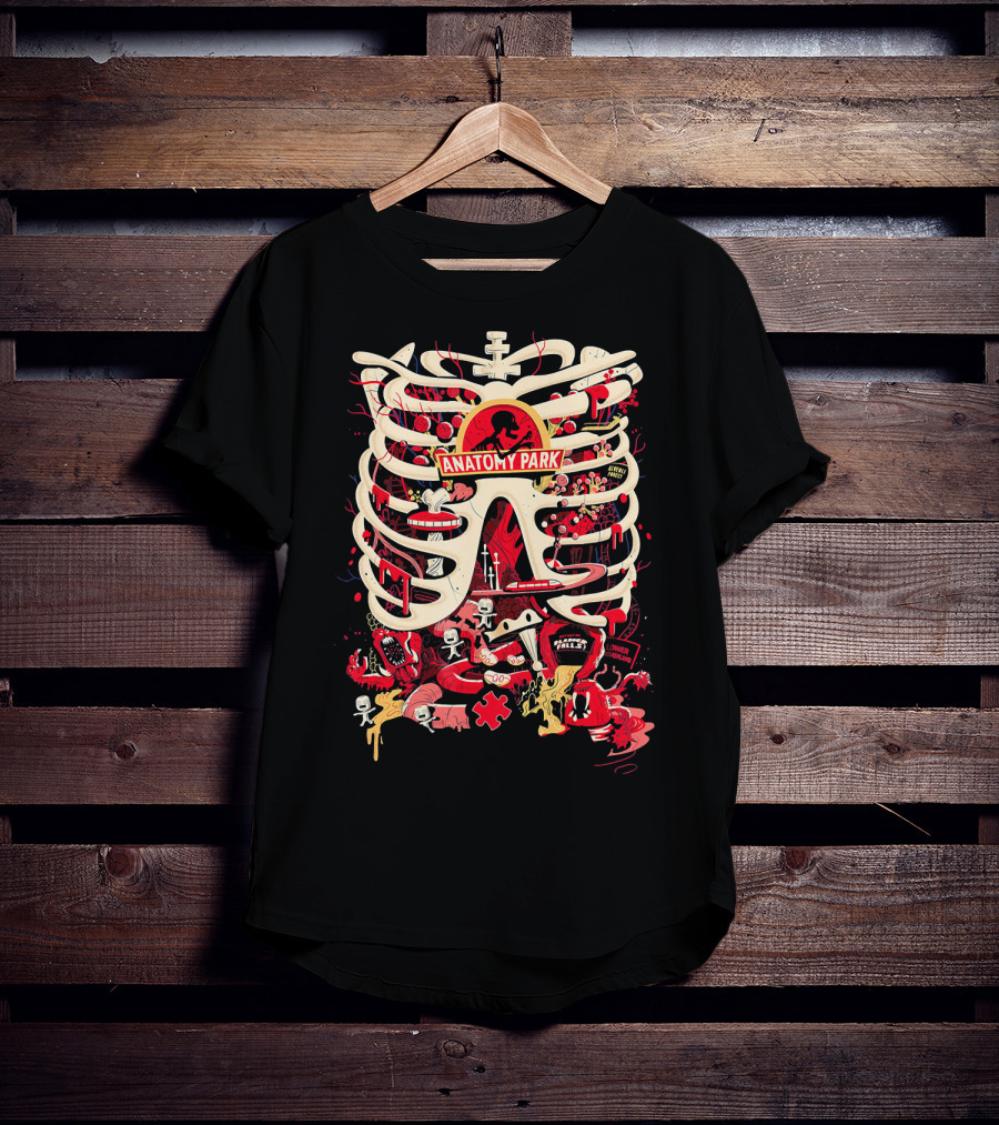 Anatomy Park Jurassic Adventure Cartoon T-Shirt