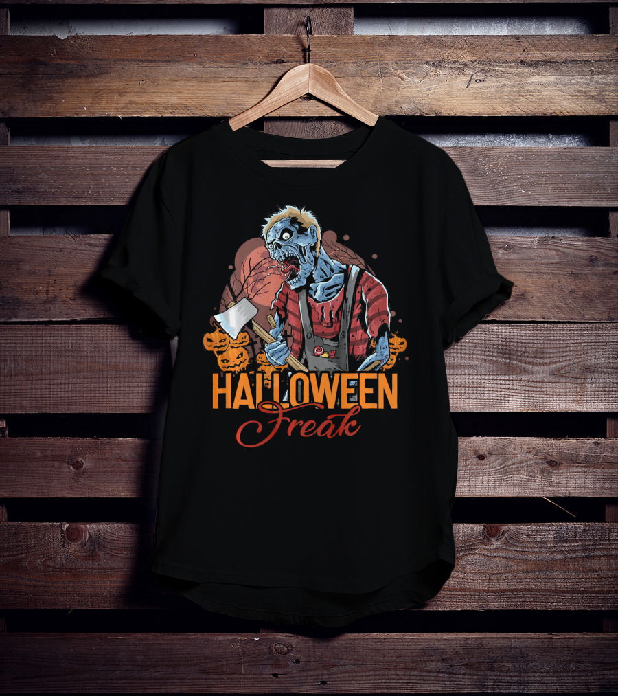 Halloween Freak Scary Zombie Horror T-Shirt