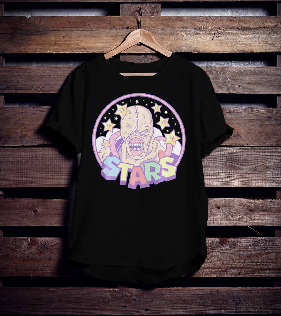 STARS Resident Racoon City Nemesis Pastel T-Shirt