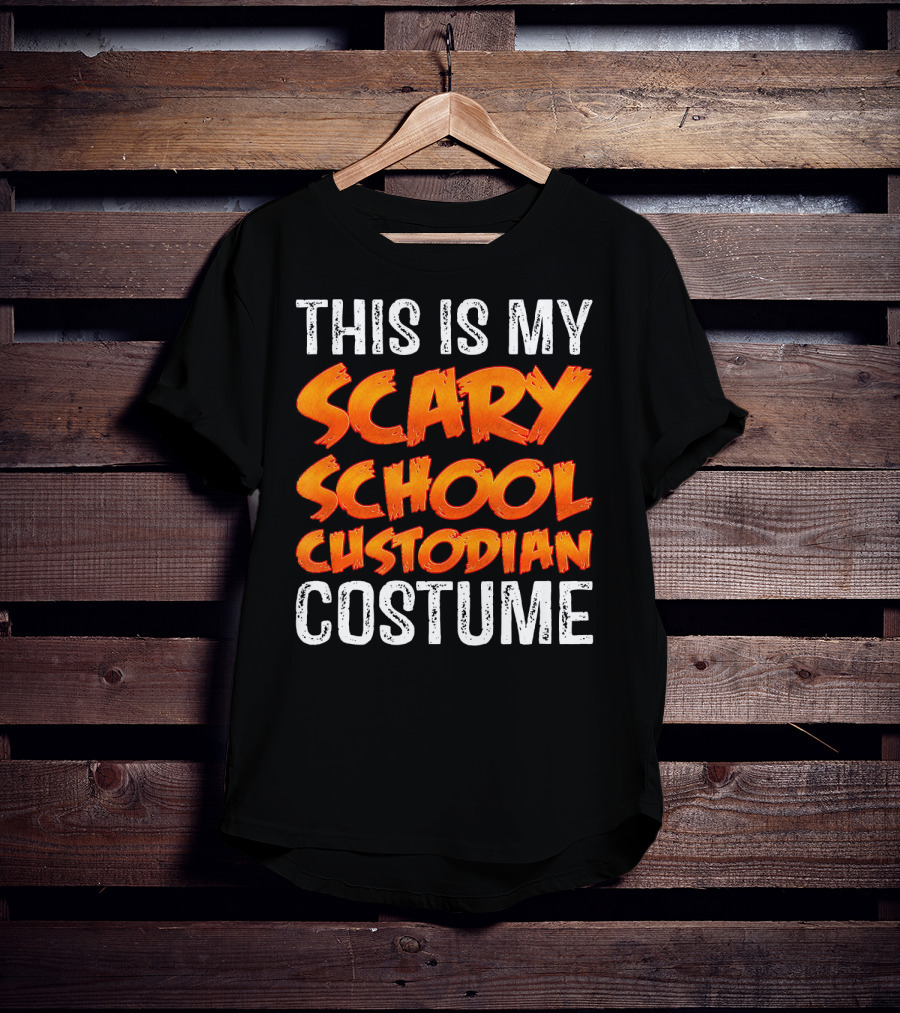 This Is My Scary School Custodian Costume T-Shirt
