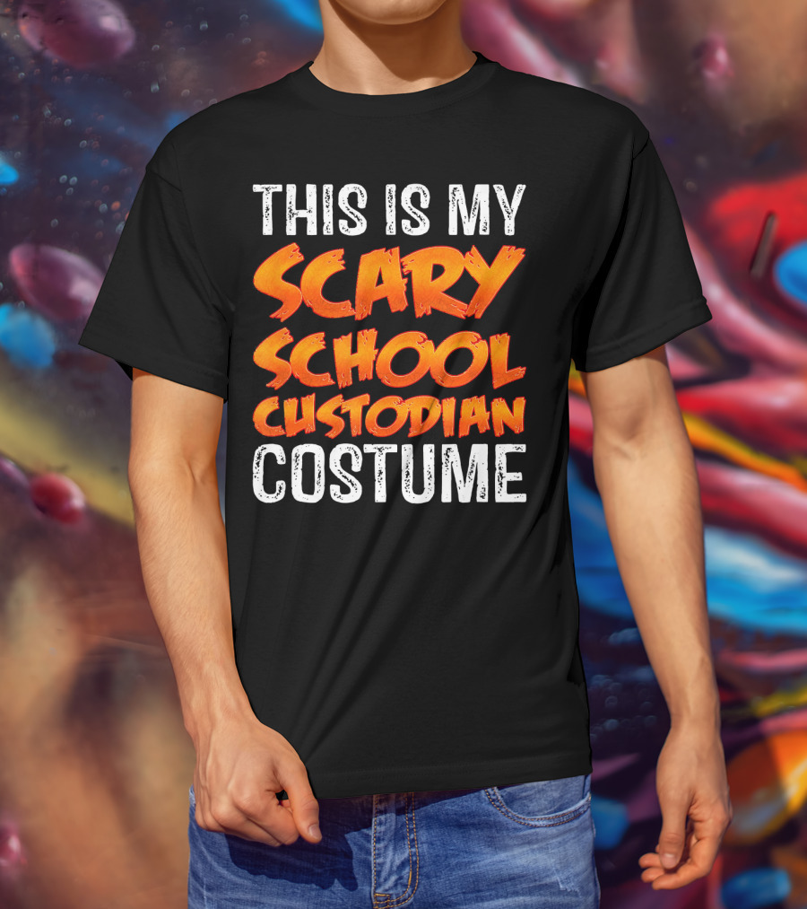This Is My Scary School Custodian Costume T-Shirt