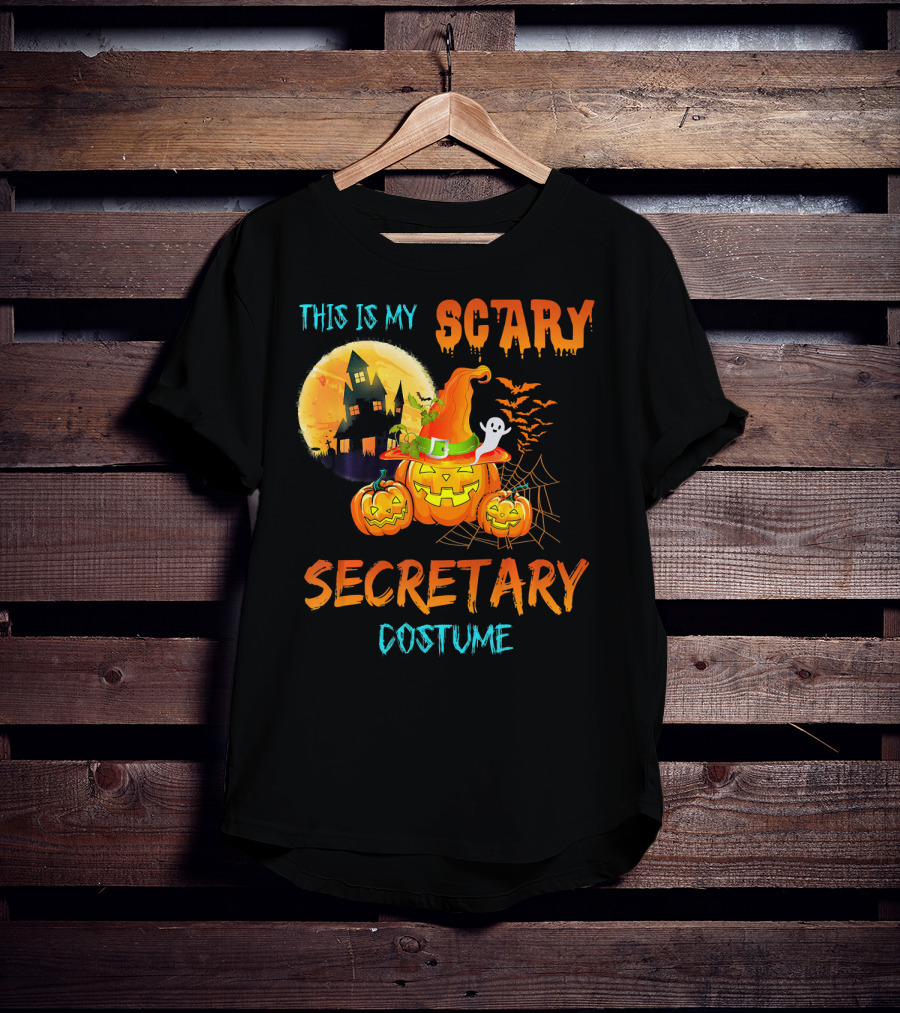 This Is My Scary Secretary Costume T-Shirt