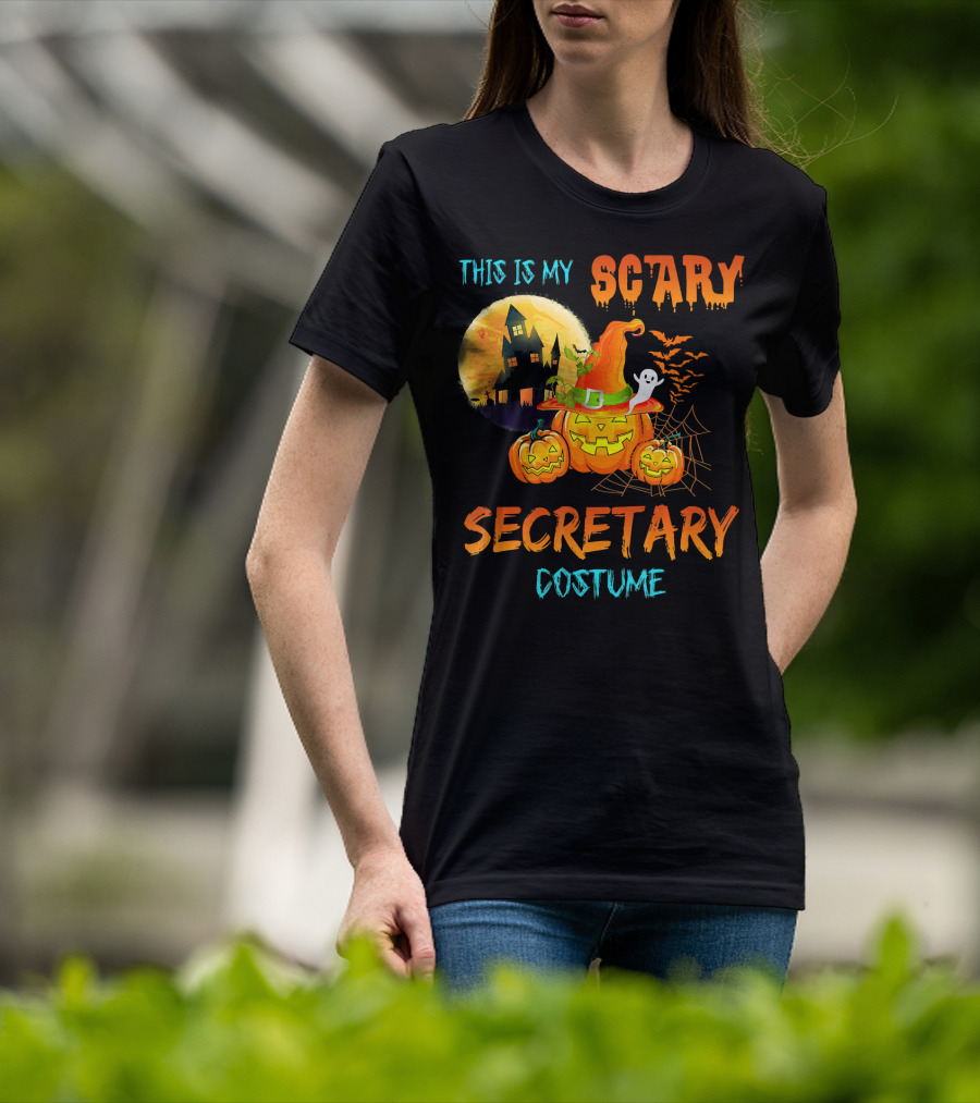 This Is My Scary Secretary Costume T-Shirt