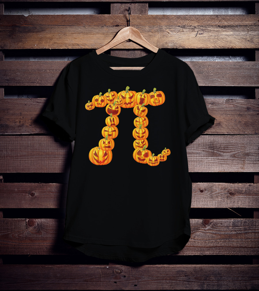Pumpkin Pi Halloween Math T-Shirt