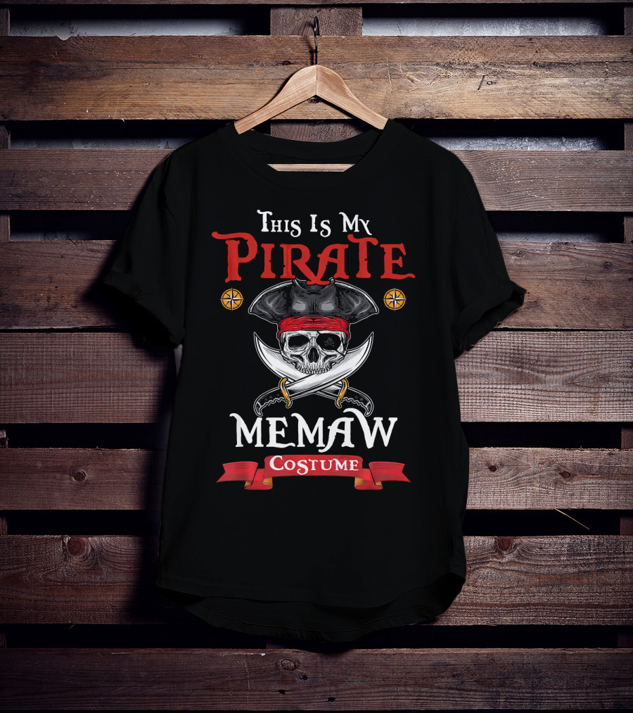 This Is My Pirate Memaw Costume T-Shirt