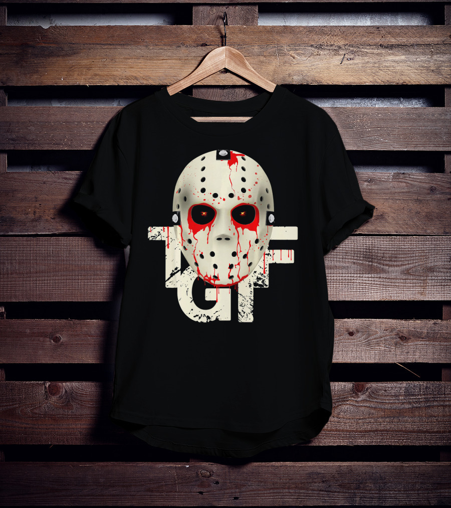 T G I Friday The 13th Hockey Mask T-Shirt