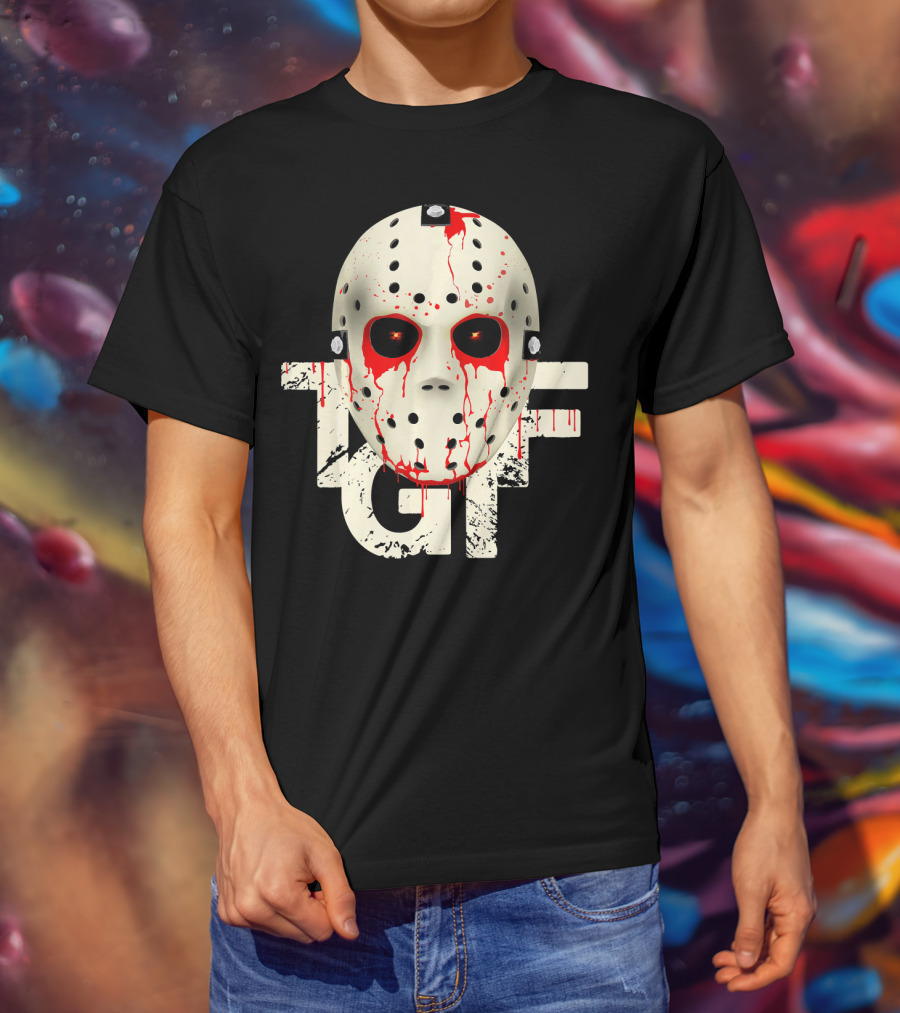 T G I Friday The 13th Hockey Mask T-Shirt