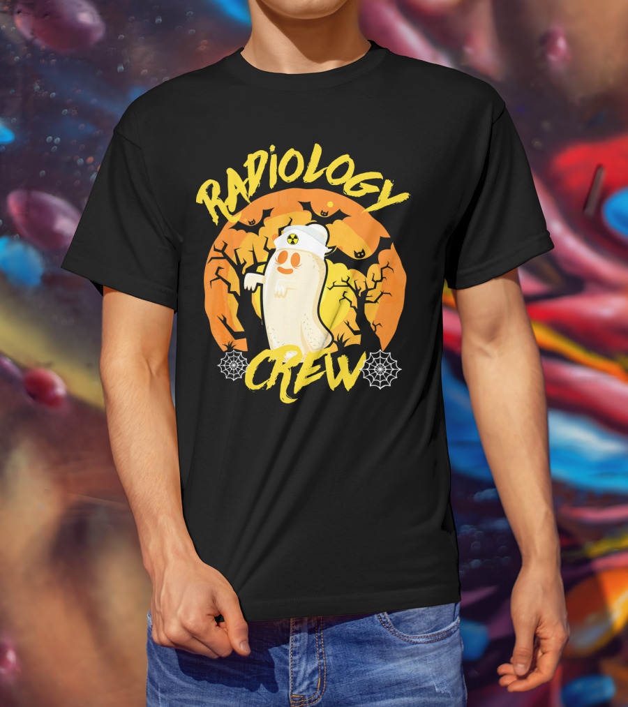 Radiology Crew Halloween Ghost X-Ray Tech T-Shirt