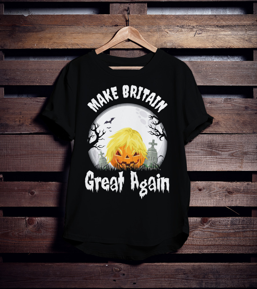 Make Britain Great Again Halloween Brexit Pumpkin T-Shirt