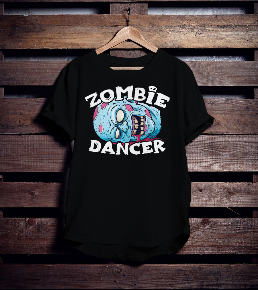 Zombie Dancer Halloween Simple Head T-Shirt