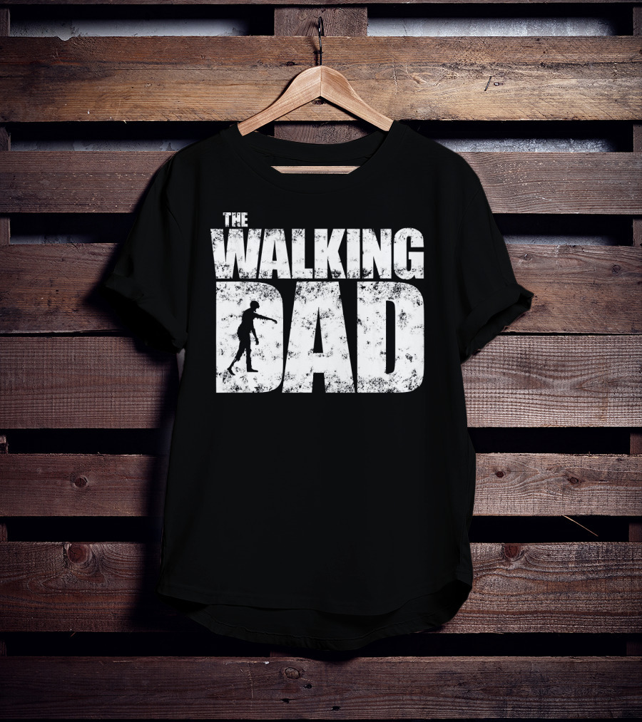 The Walking Dad Zombie Halloween Father Me T-Shirt