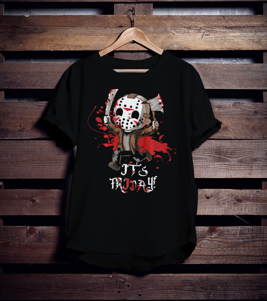 It's Friday Halloween Scary Jason T-Shirt