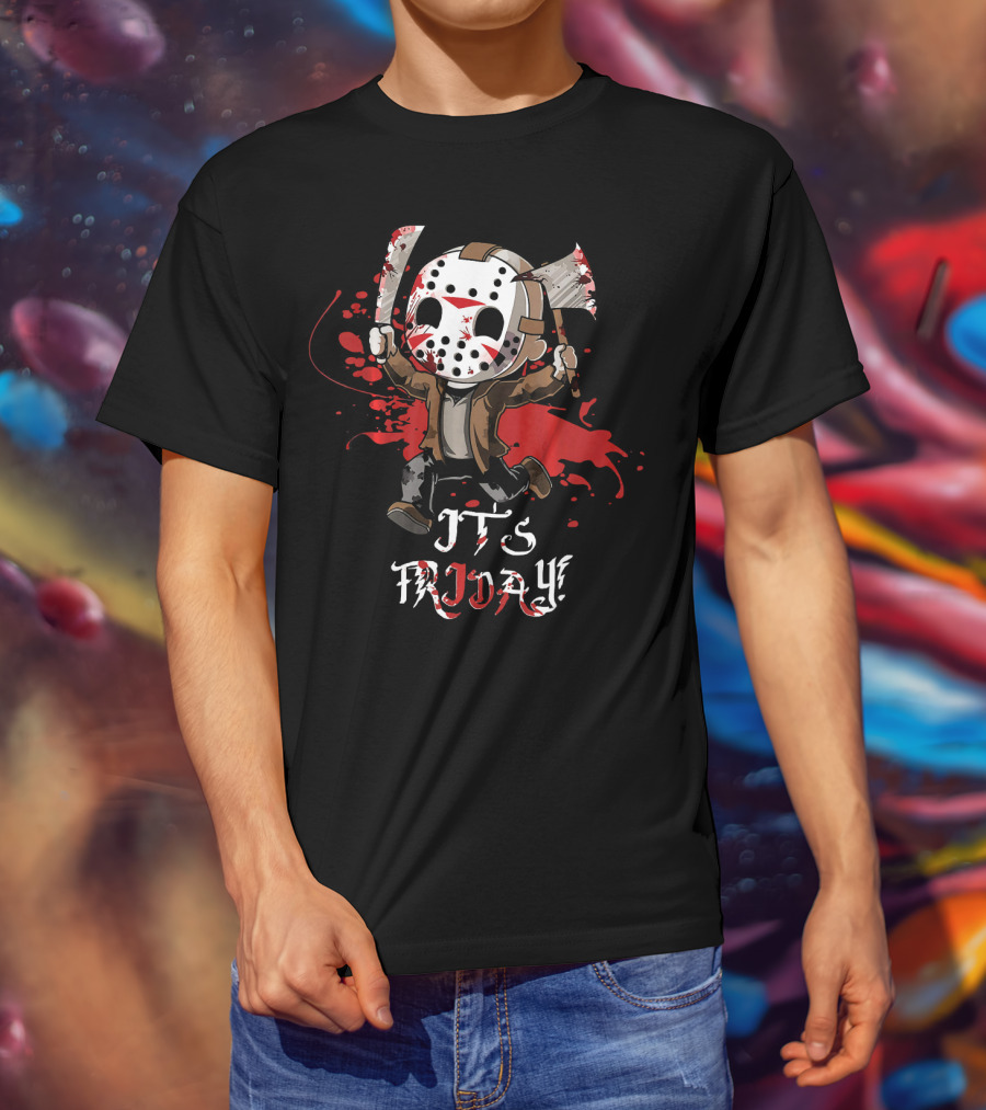 It's Friday Halloween Scary Jason T-Shirt