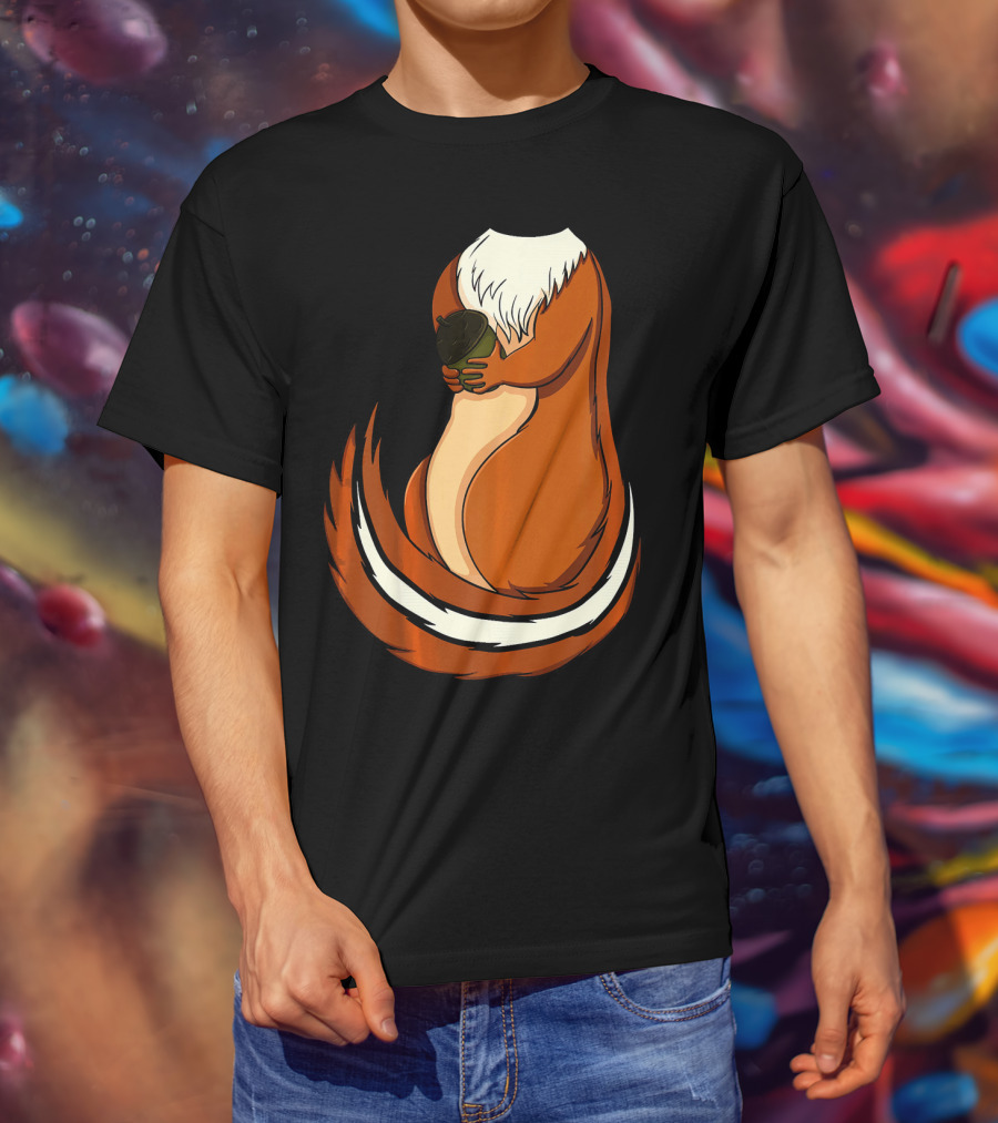 Chipmunk Holding Acorn T-Shirt