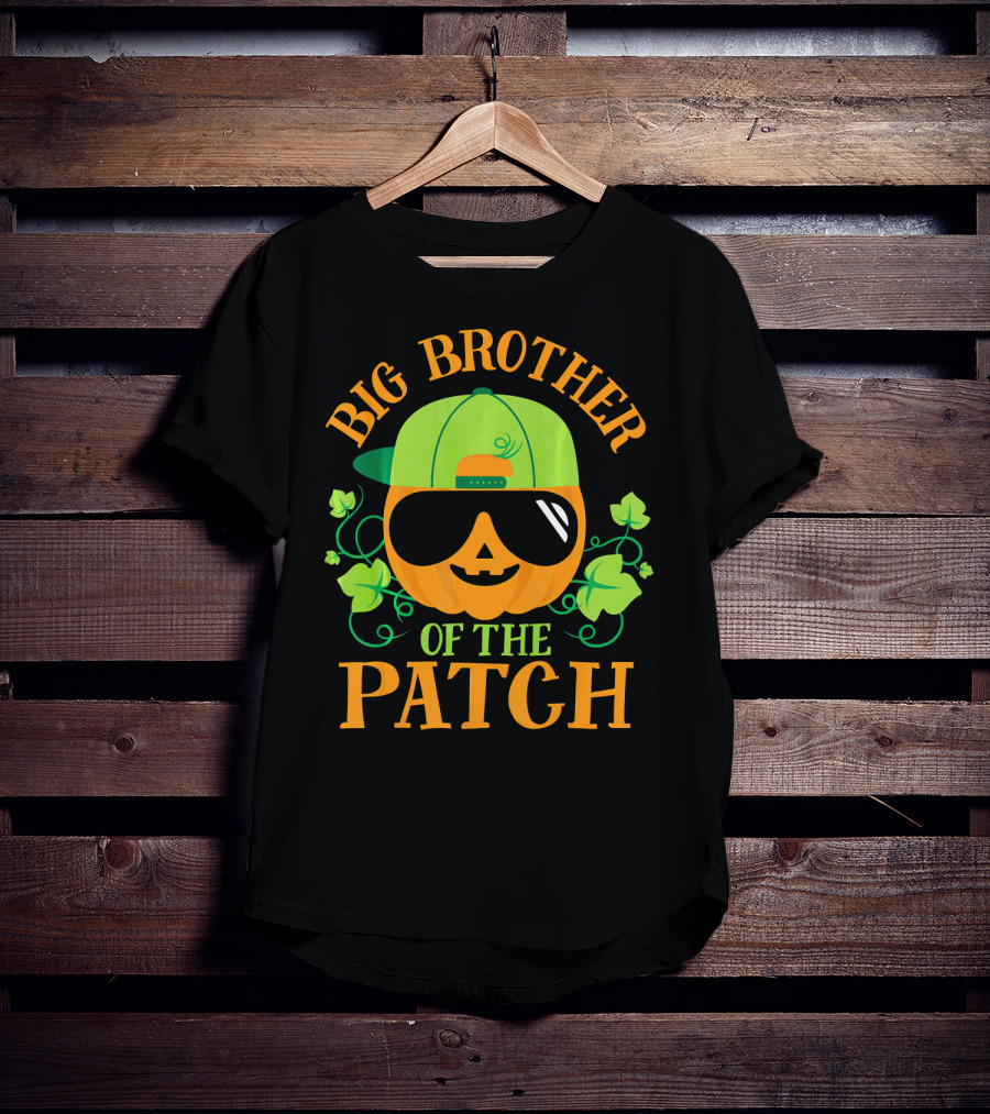 Big Brother Of The Patch Pumpkin Patch Matching Famil T-Shirt