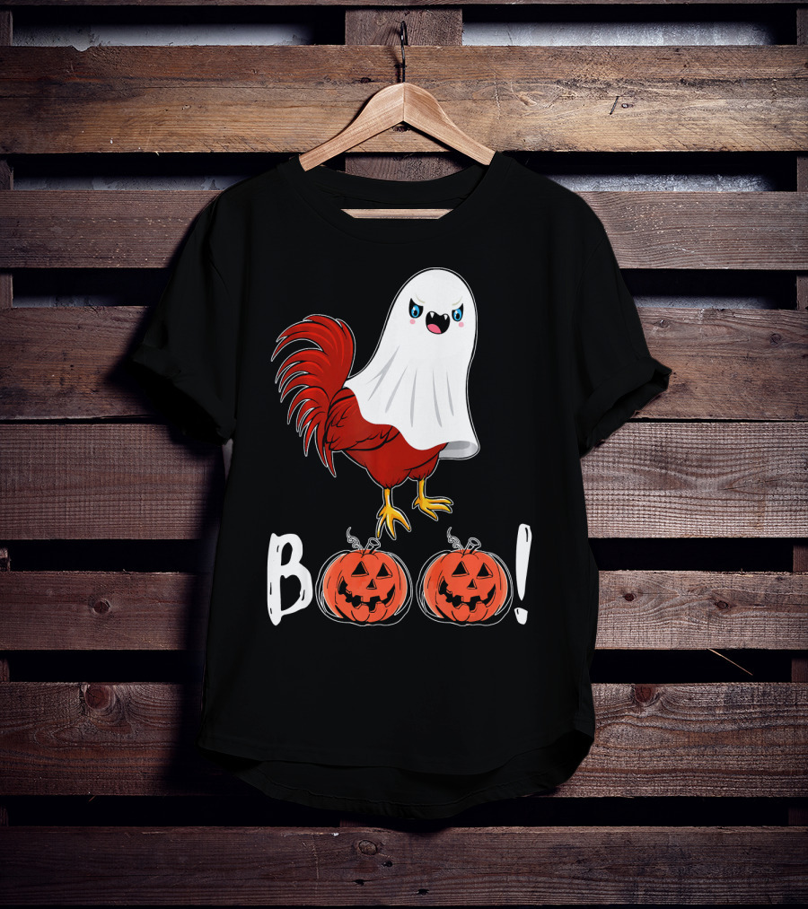 BOO Chicken Ghost Jack-O'-Lanterns T-Shirt
