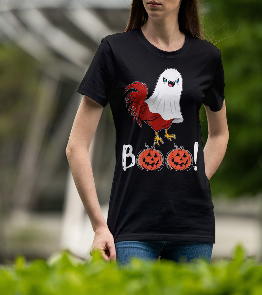 BOO Chicken Ghost Jack-O'-Lanterns T-Shirt