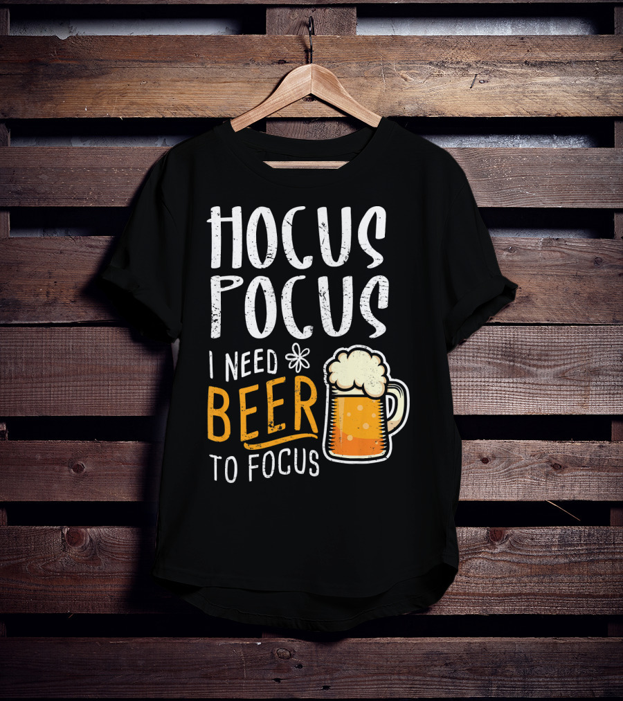 Hocus Pocus I Need Beer To Focus Mug T-Shirt