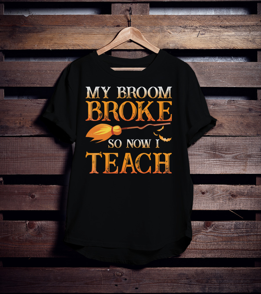 My Broom Broke So Now I Teach T-Shirt