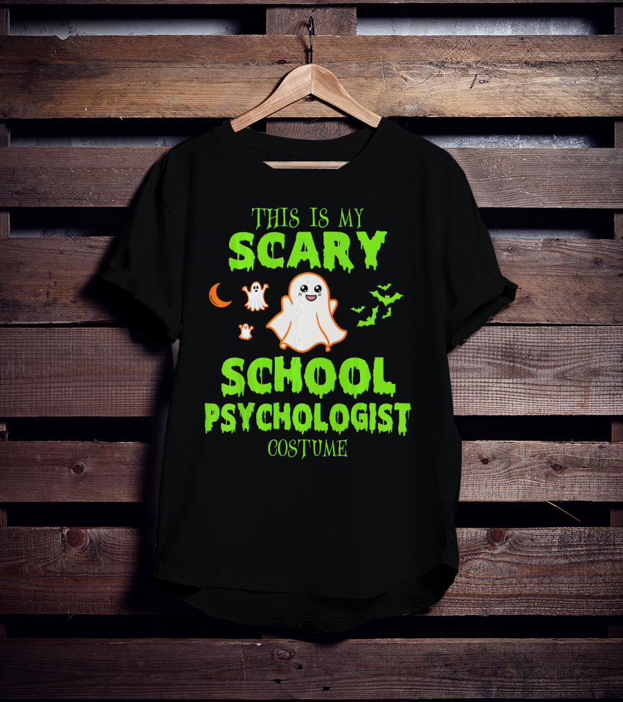 This Is My Scary School Psychologist Costume T-Shirt