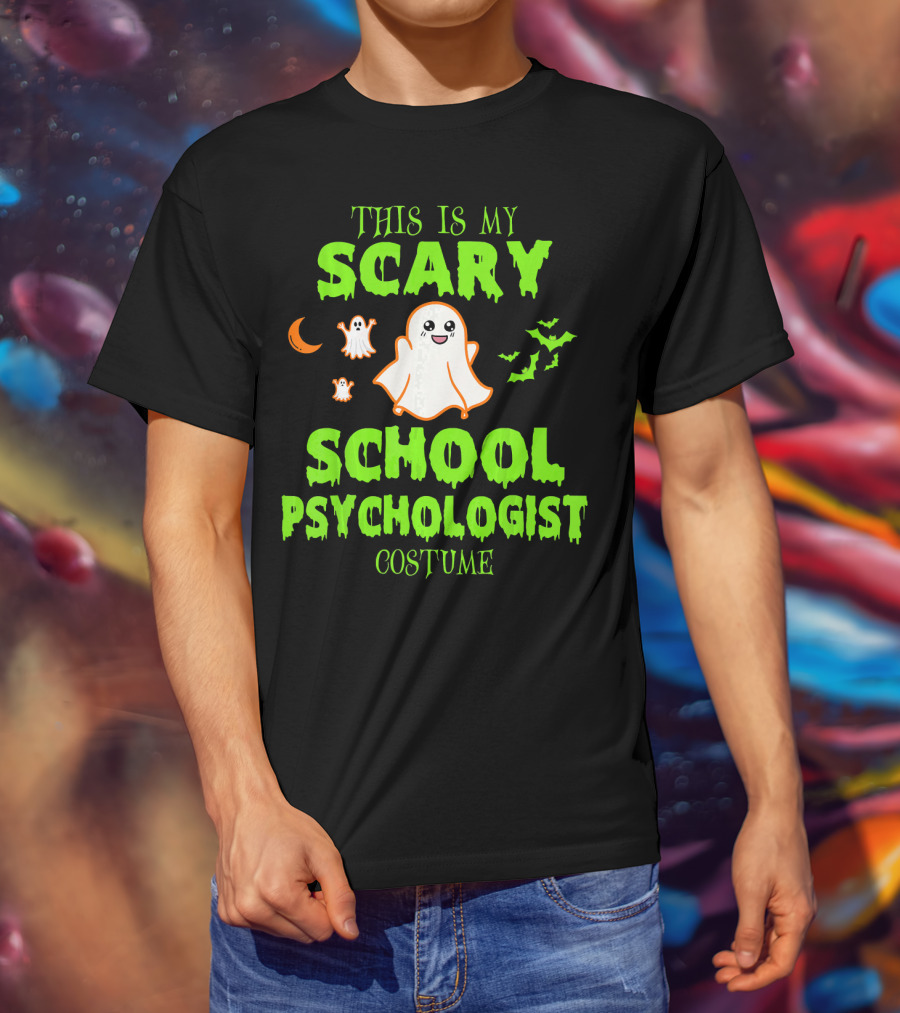 This Is My Scary School Psychologist Costume T-Shirt