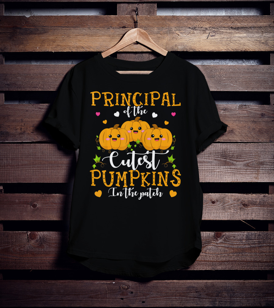 Principal Of The Cutest Pumpkins In The Patch T-Shirt