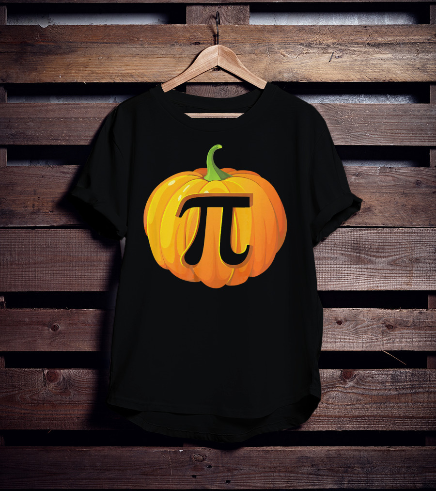 Funny Halloween Math Pun Pumpkin Pi T-Shirt