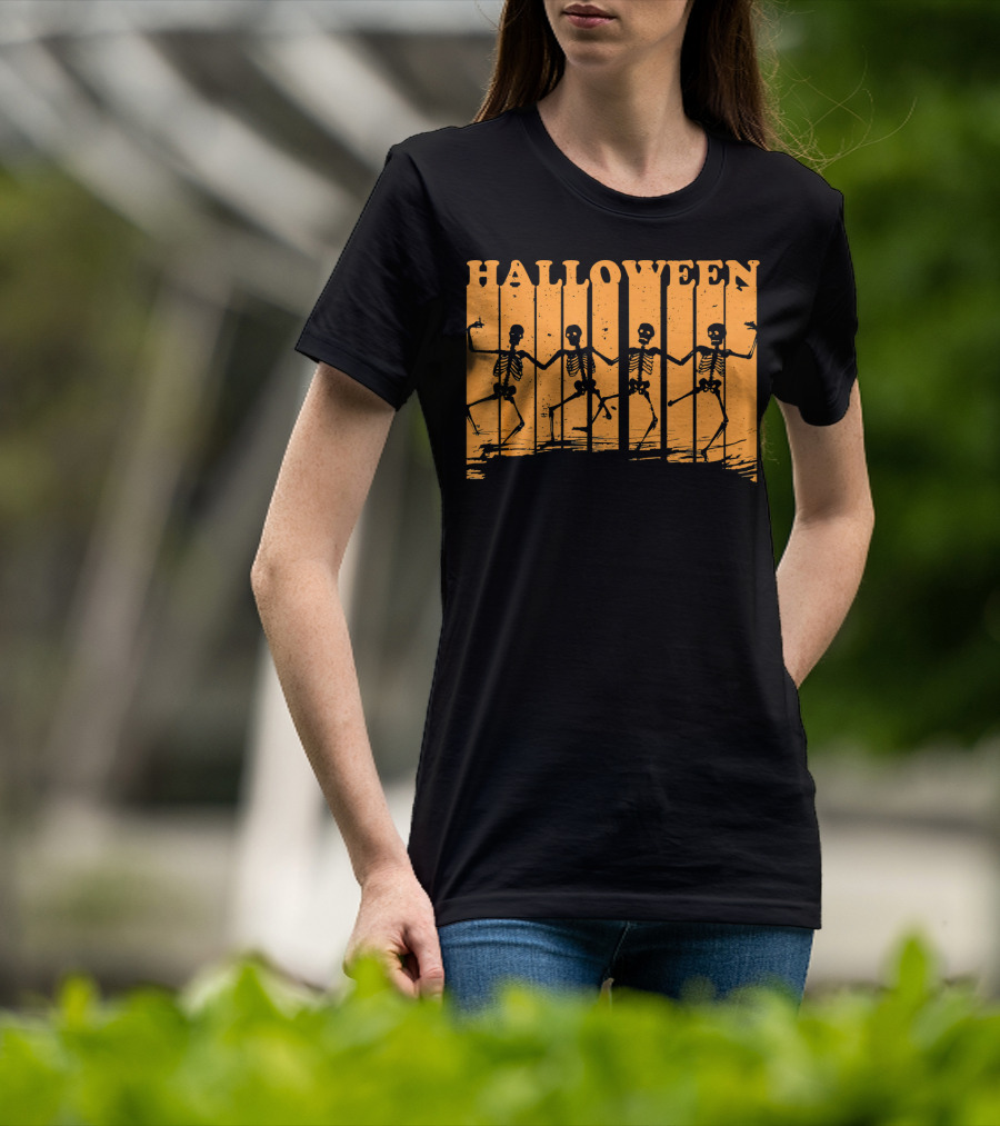 Halloween Dancing Skeletons T-Shirt
