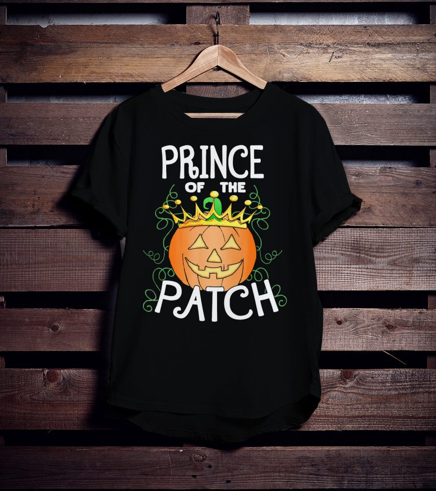 Prince Of The Patch Halloween Pumpkin T-Shirt