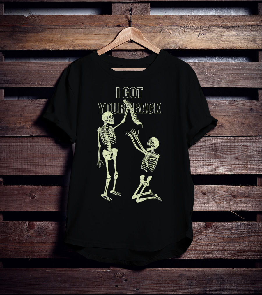 I Got Your Back Halloween Skeletons T-Shirt