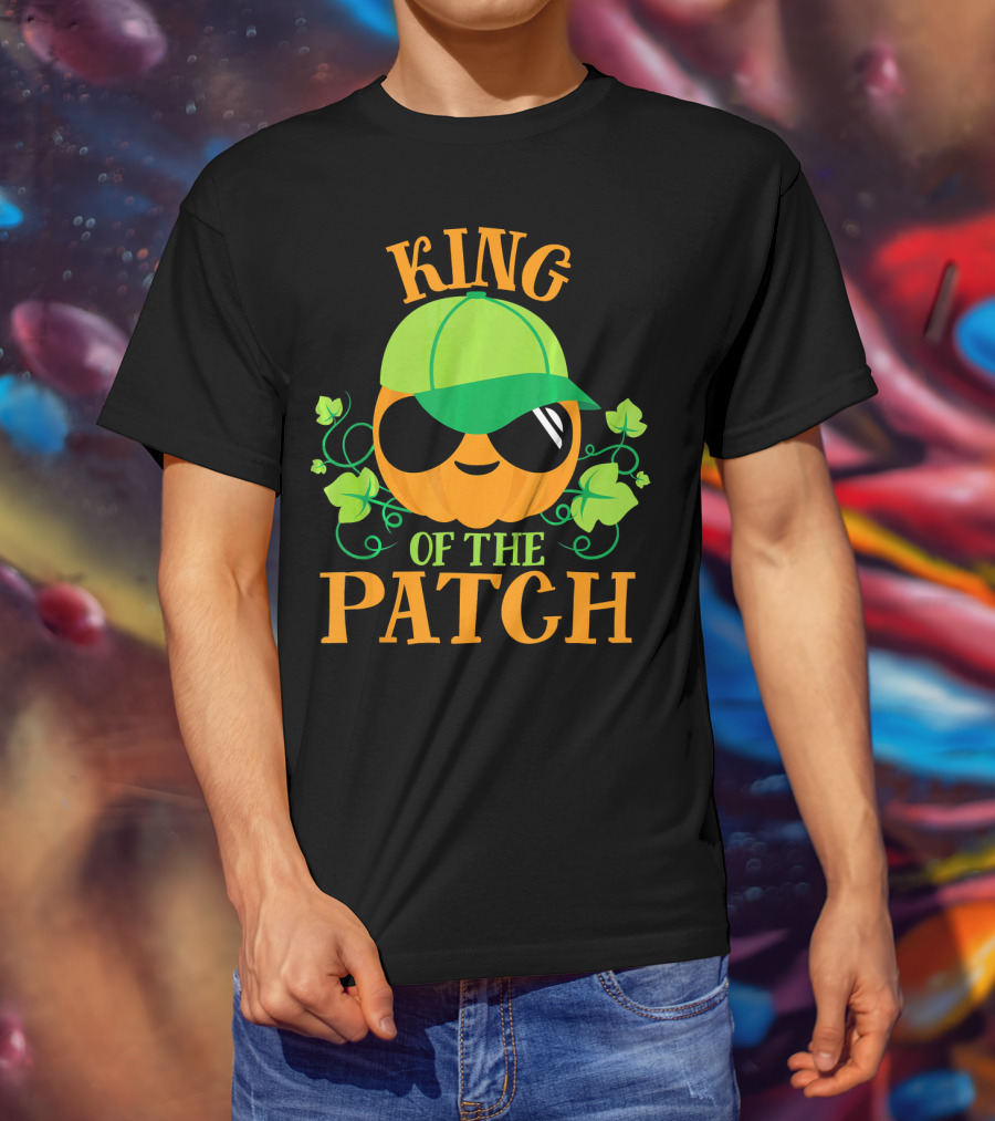 King Of The Patch Pumpkin Matching Famil T-Shirt