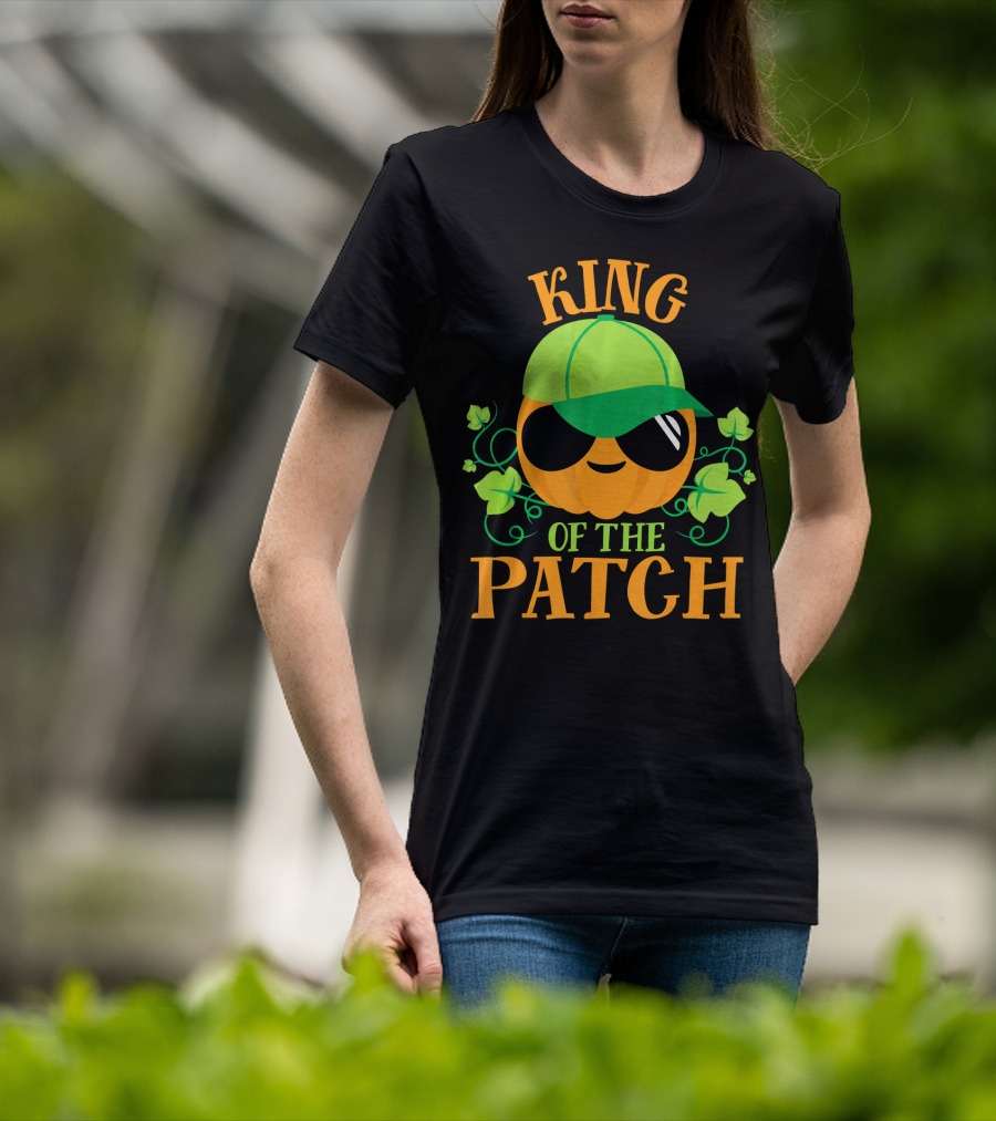 King Of The Patch Pumpkin Matching Famil T-Shirt