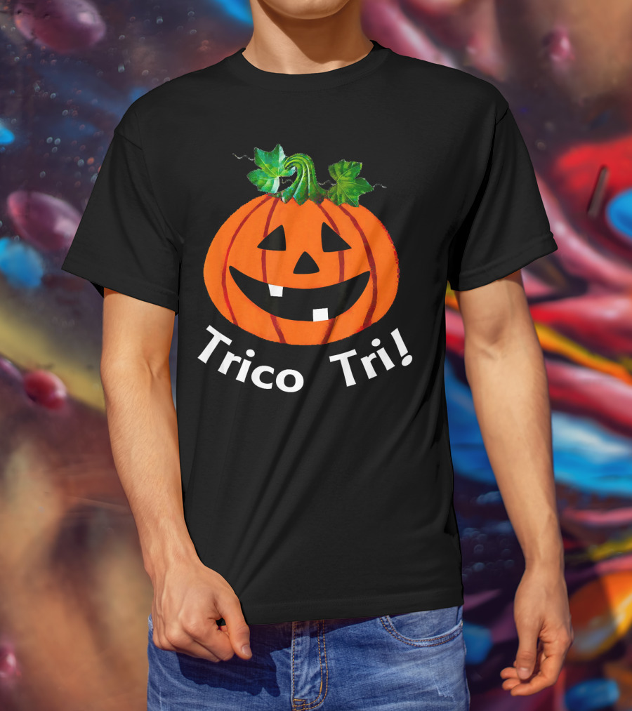 Trico Tri Pumpkin Halloween Jack-O'-Lantern T-Shirt