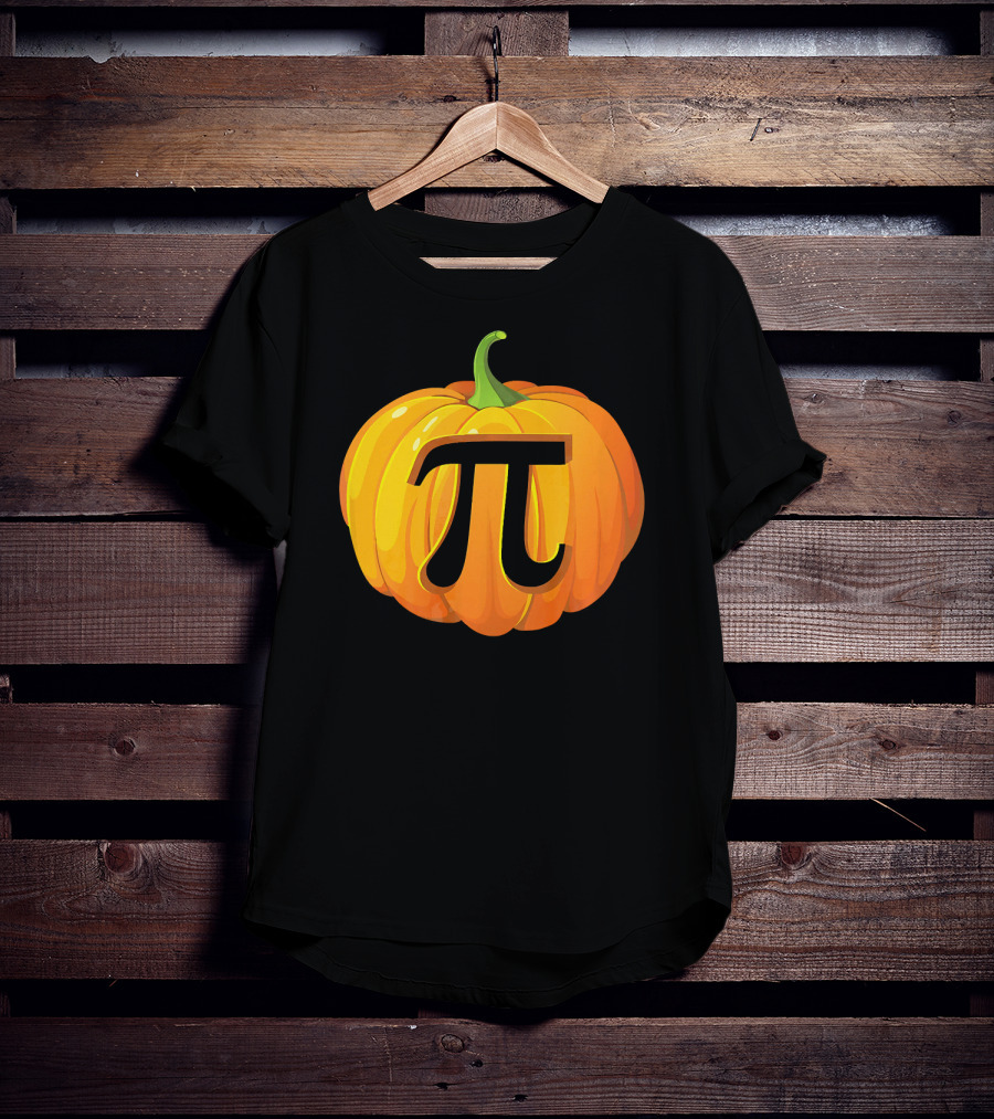 Pumpkin Pi Symbol Halloween Mashup T-Shirt
