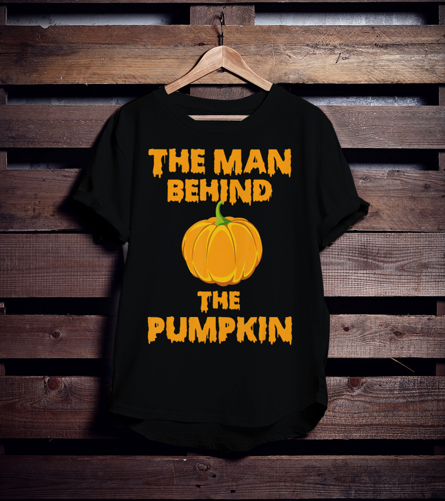 The Man Behind The Pumpkin Halloween T-Shirt
