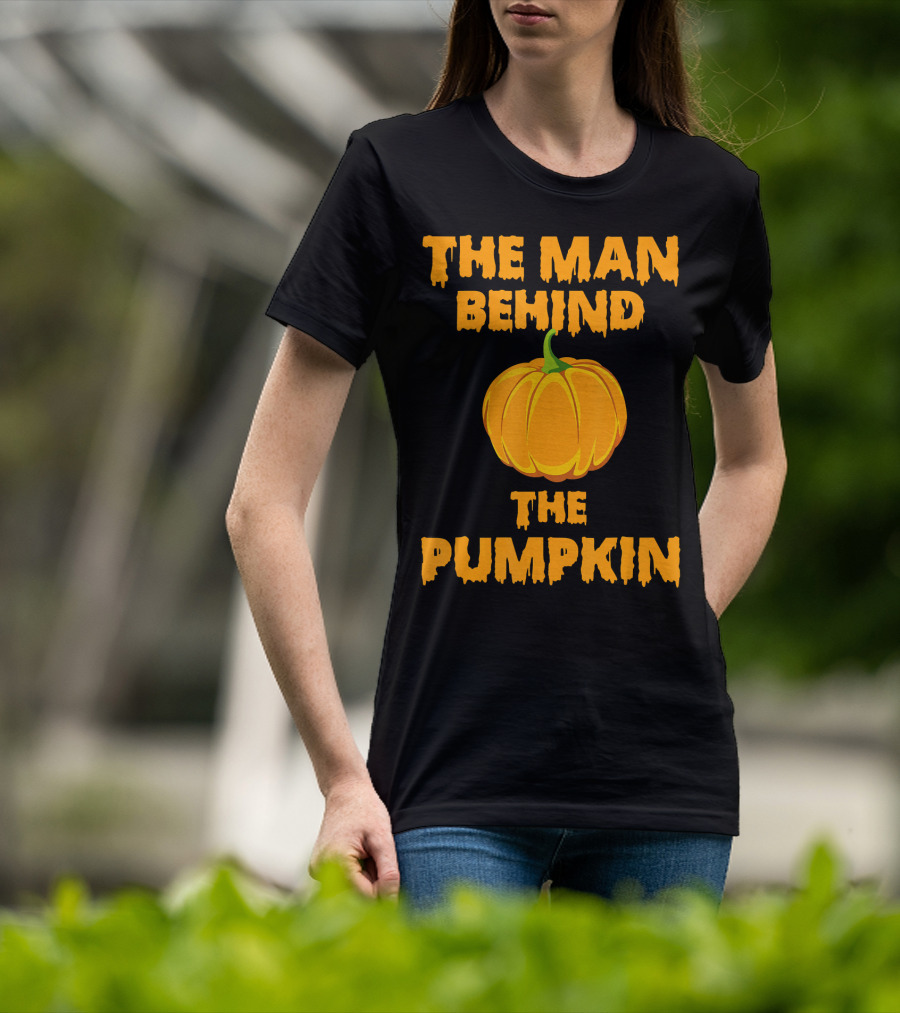 The Man Behind The Pumpkin Halloween T-Shirt