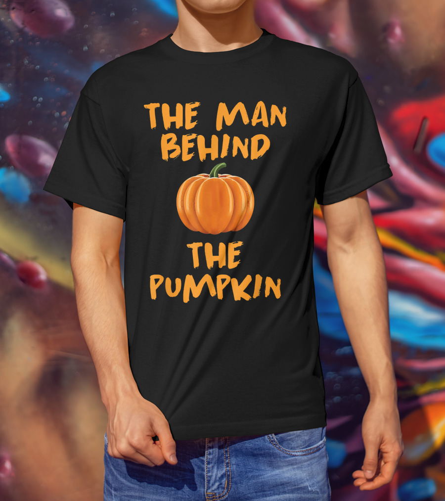 Halloween The Man Behind The Pumpkin T-Shirt