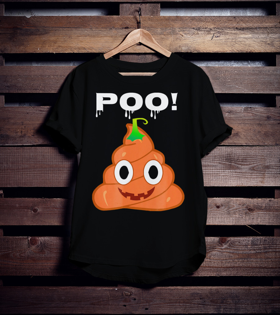 Poo Halloween Pumpkin Boo Fun T-Shirt