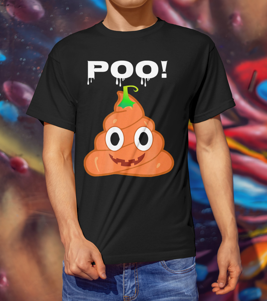 Poo Halloween Pumpkin Boo Fun T-Shirt