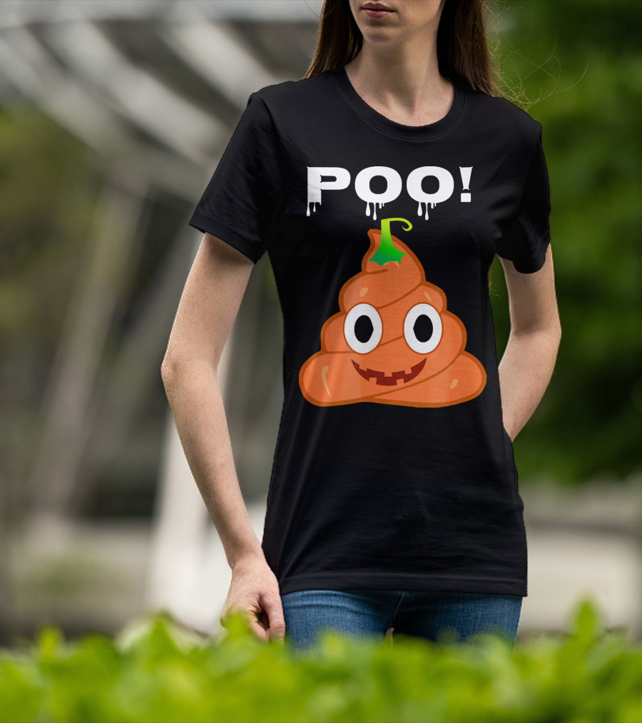 Poo Halloween Pumpkin Boo Fun T-Shirt