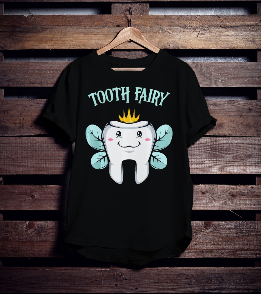 Tooth Fairy Crowned Fantasy Halloween Costume T-Shirt