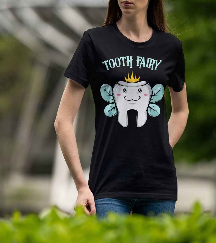Tooth Fairy Crowned Fantasy Halloween Costume T-Shirt