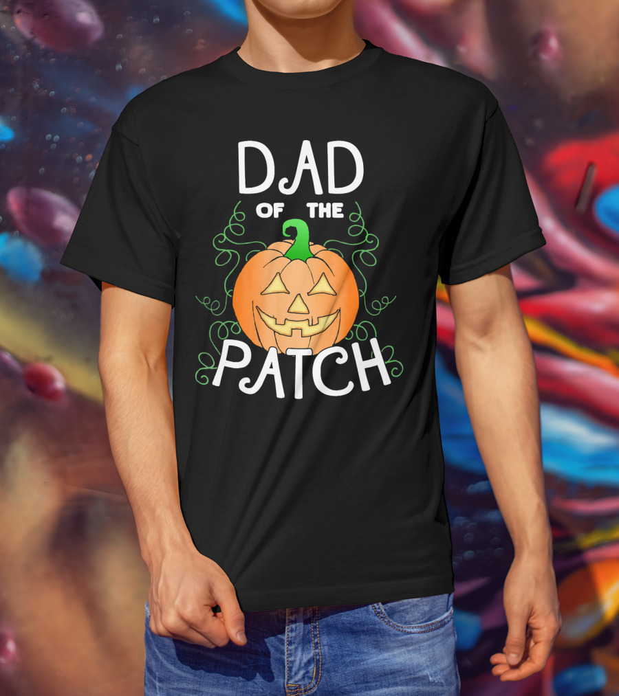 Dad Of The Pumpkin Patch Halloween T-Shirt