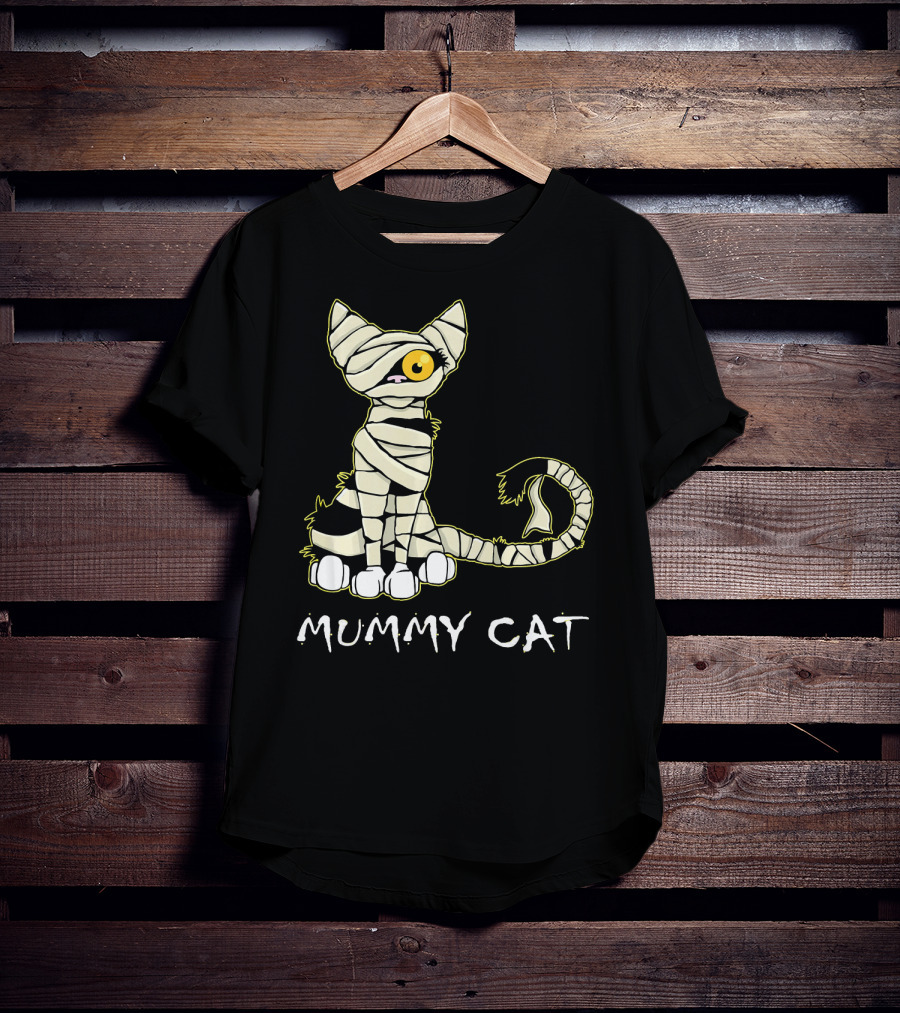 Mummy Cat Black Cat Mummy T-Shirt